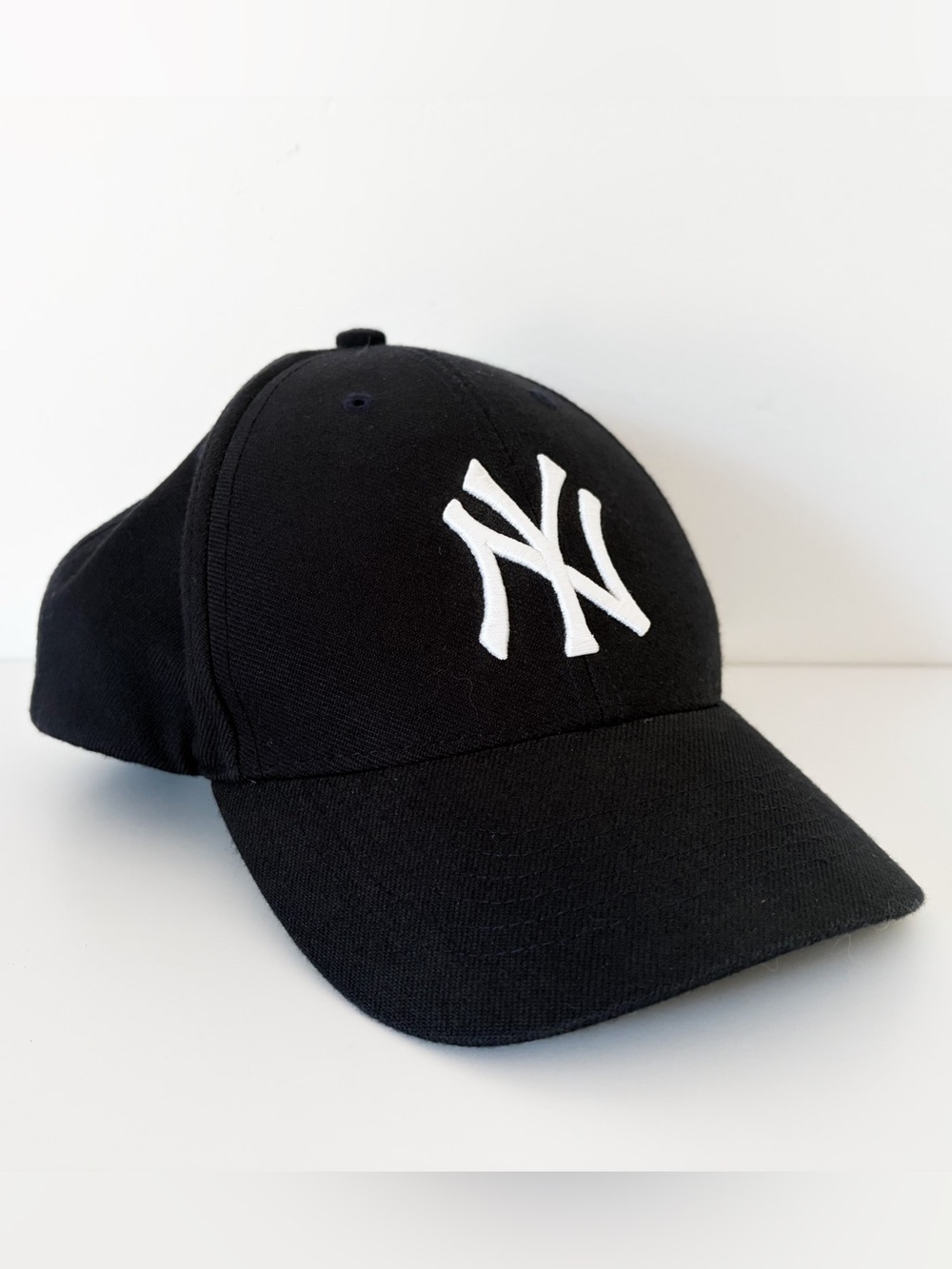Vintage New York Yankees Twins Enterprise Adjustable Hat - Navy Blue, Wool Blend